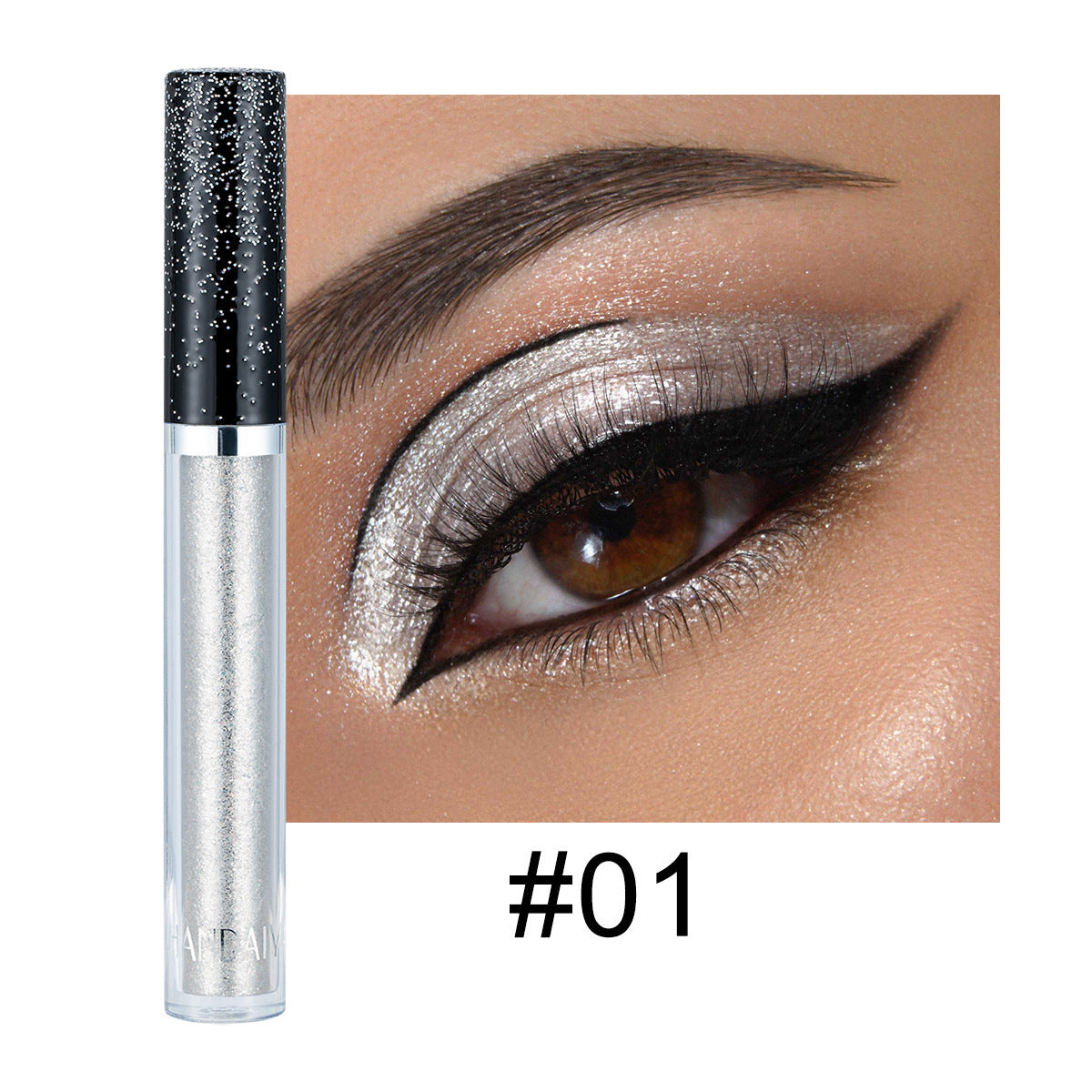 Diamant 12 couleurs Liquid Eye Shadow psychédélique Pearlescent