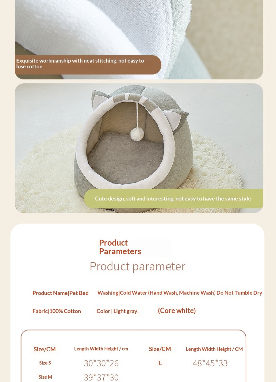 Lit de chat pudding