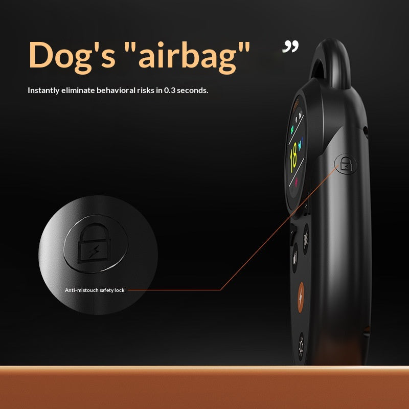 Dog training collar with remote control