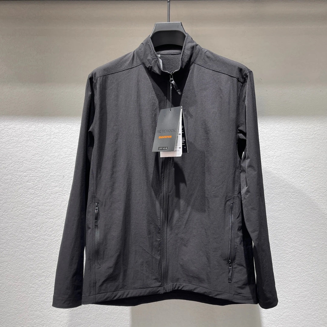 Veste de collier extensible léger pour hommes