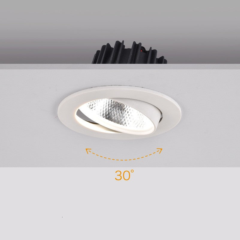 Lampe de lavage mural de ménage COB Spotlight LED Sky Lampe Angle réglable
