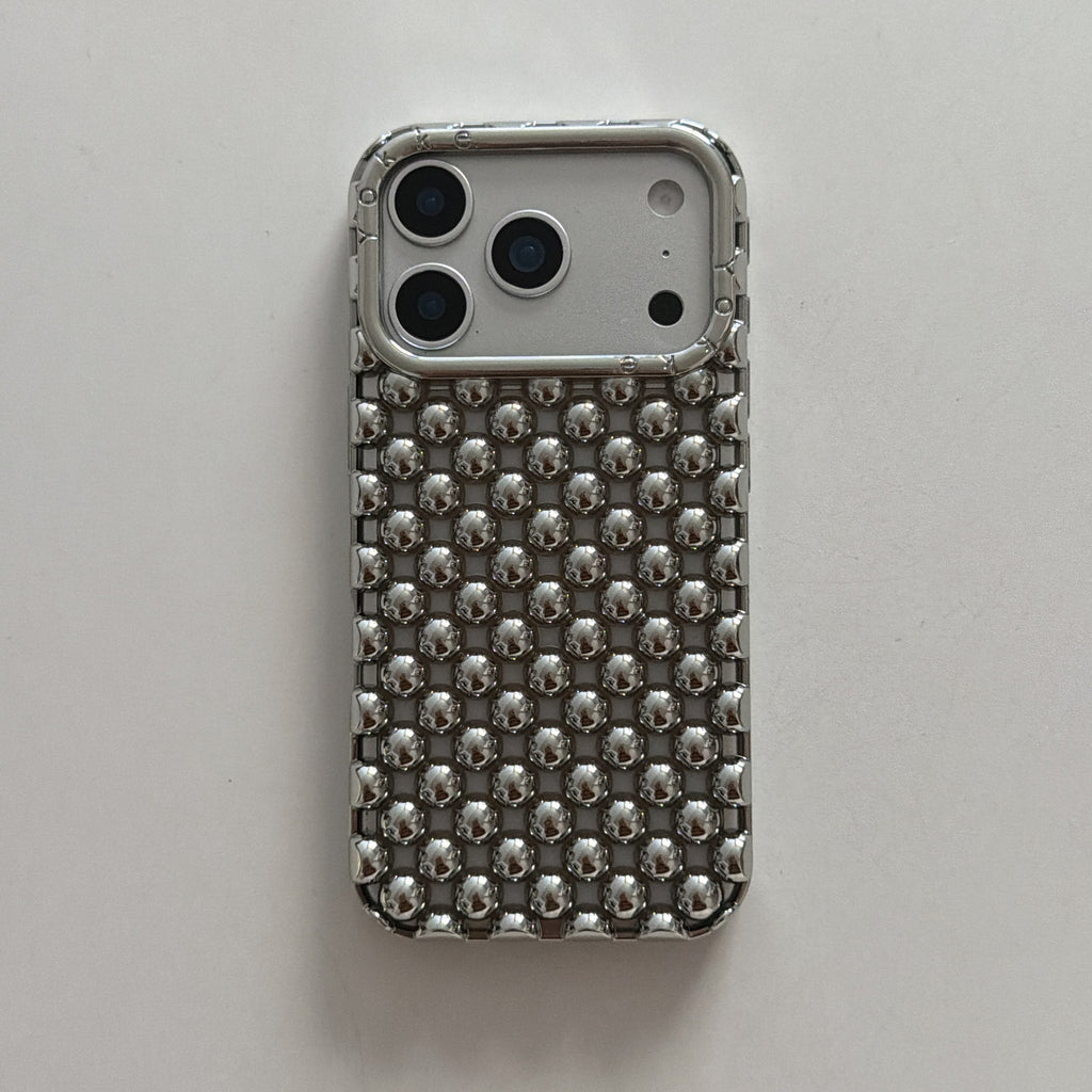 Electroplated Solid Color Pearl Phone Case