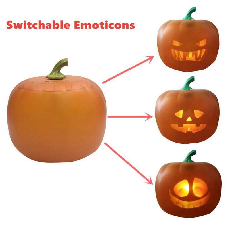 Un Jack-o-lantern avec une personnalité qui peut parler et chanter