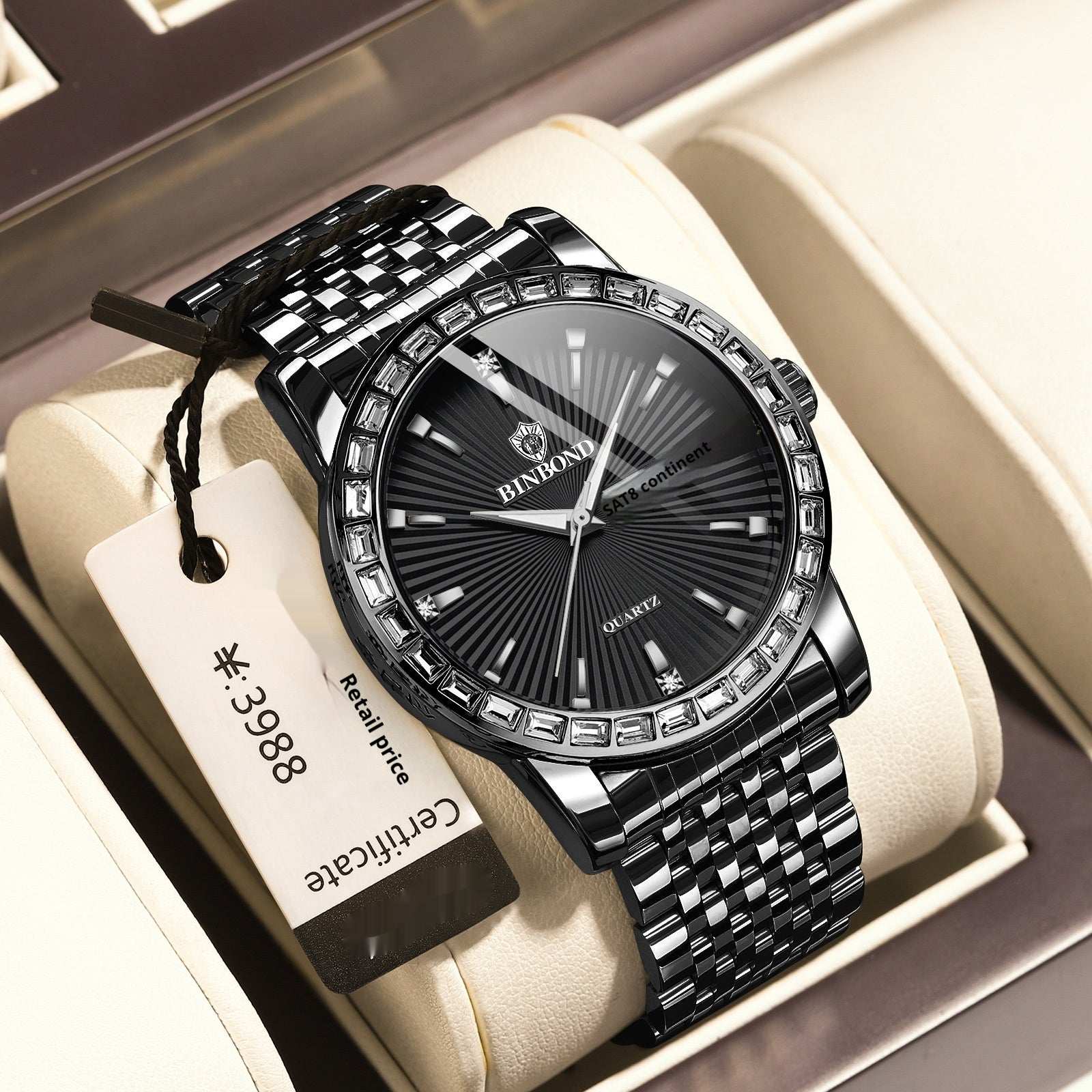 Montre pour hommes d'affaires de loisirs