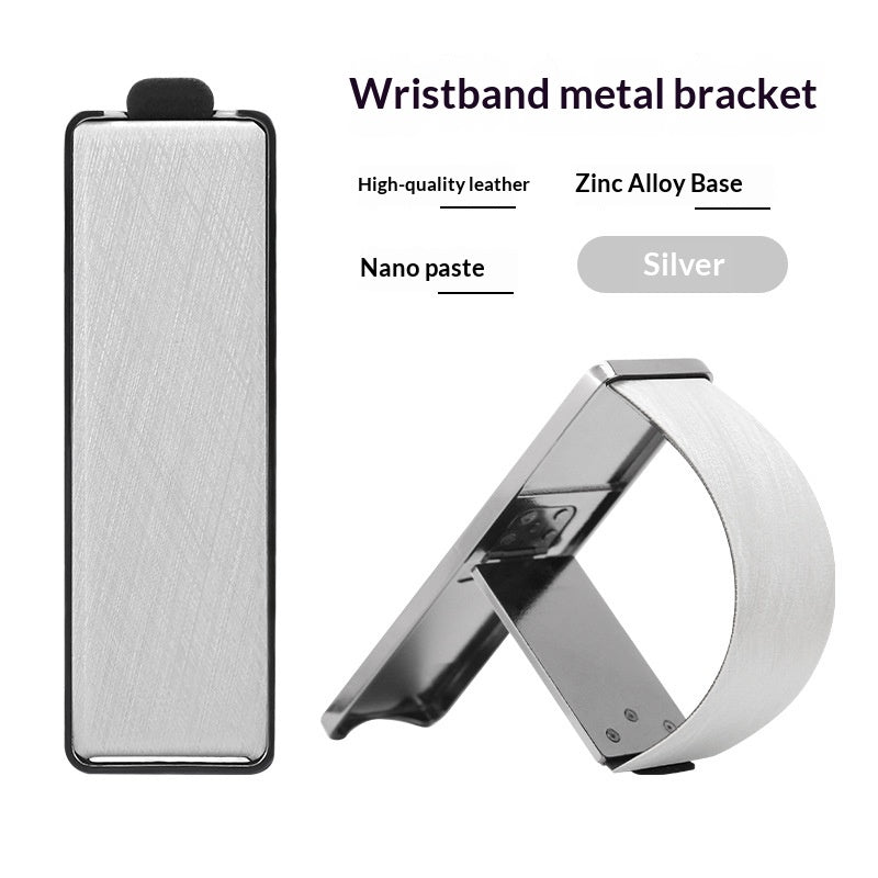 Porte-bracelet de téléphone avec dossier adhésif pliable pour l'utilisation du bureau