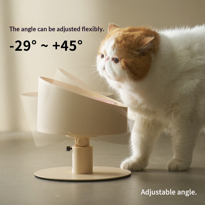 Mochi Sunflower Cat Bowl Ceramic Neck-Support réglable pour les animaux de compagnie
