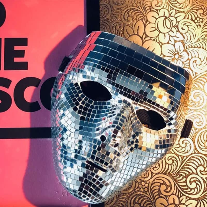 Miroir Verre réfléchissant Tête de soirée Casque