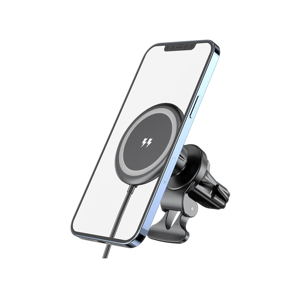 Chargeur sans fil de support magnétique d'aspiration de voiture