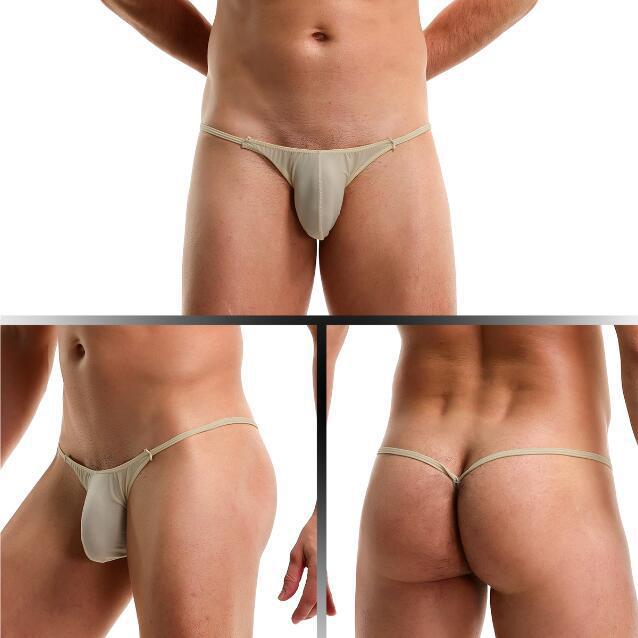 Low Waist hommes Ice Silk T-back