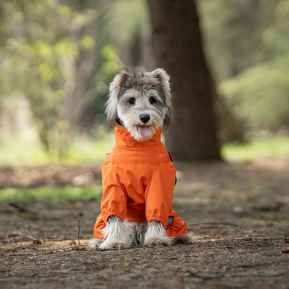 Personnalité de mode Chien Pet Un-pièce Raincoat