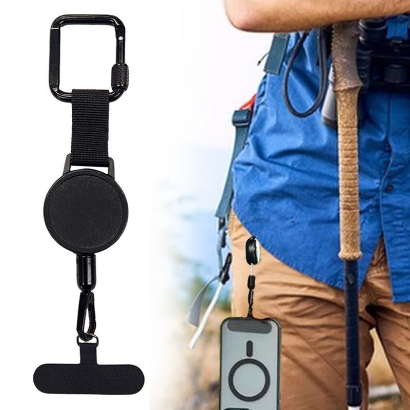 Support de téléphone antivol rétractable Bracelet de téléphone Lanyard