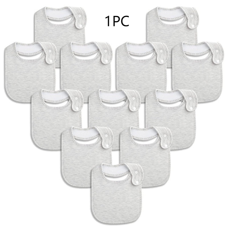 Bébé enfant Multi-fonctionnel Bib coton Salive serviette Poche