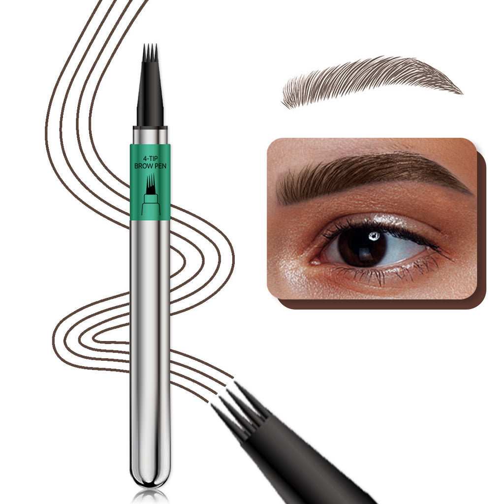 Crayon à sourcils sauvages à quatre griffes résistant aux boues