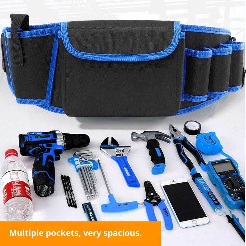 Multifonctionnel Oxford Cloth Large Belt Repair High-altitude Work Long Waist Bag