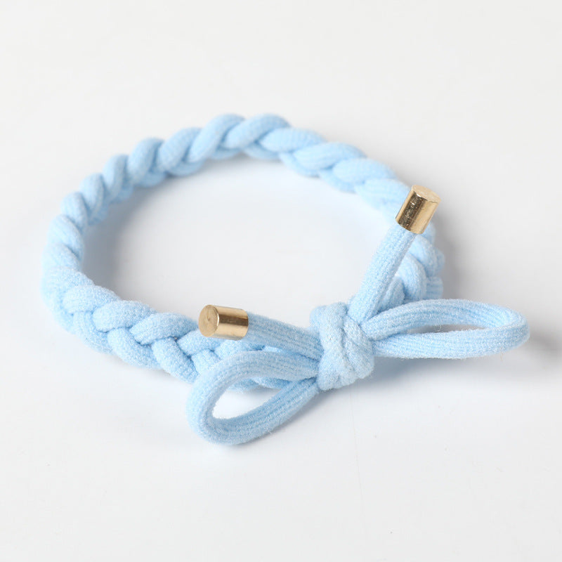 Haut élastique simple de mode Twist tête