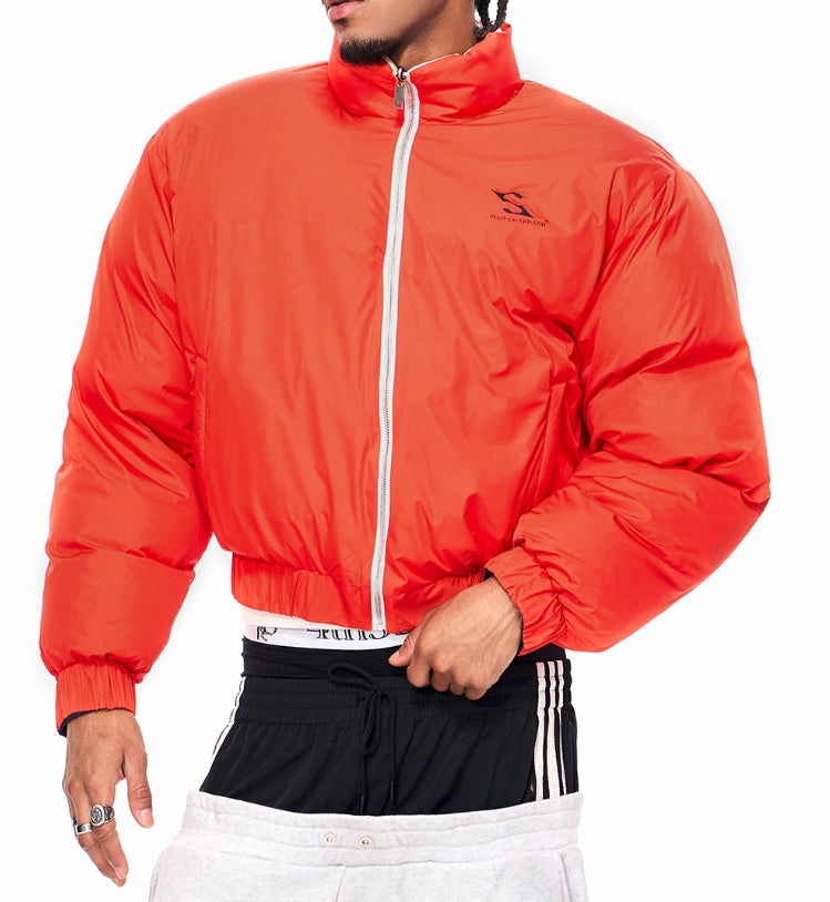 Veste de protection matelassée pour hommes avec un design imprimé