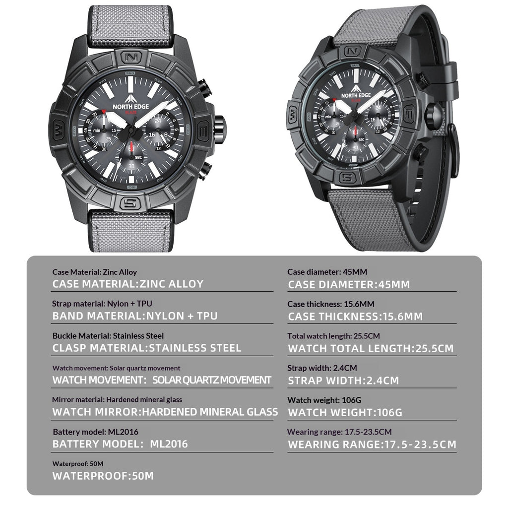 Montre Quartz de mode pour hommes en plein air