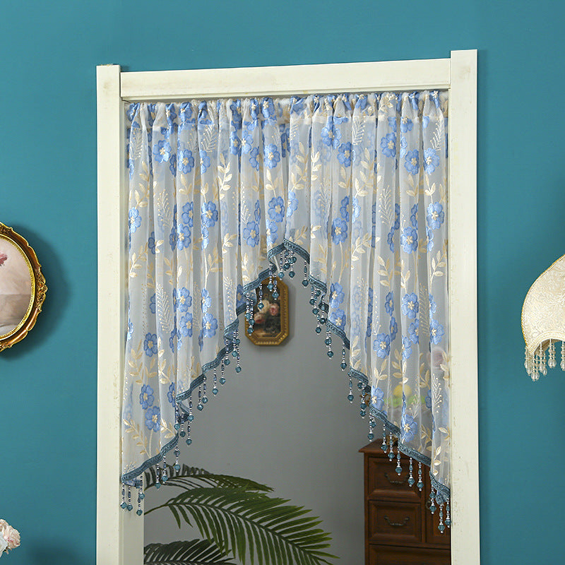 Dentelle demi rideau pour la chambre à coucher à la maison Decor