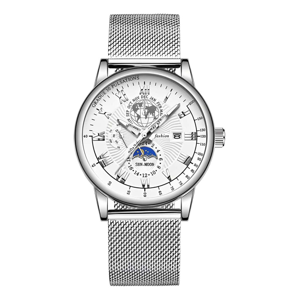 Montres pour hommes Calendrier lumineux non mécanique