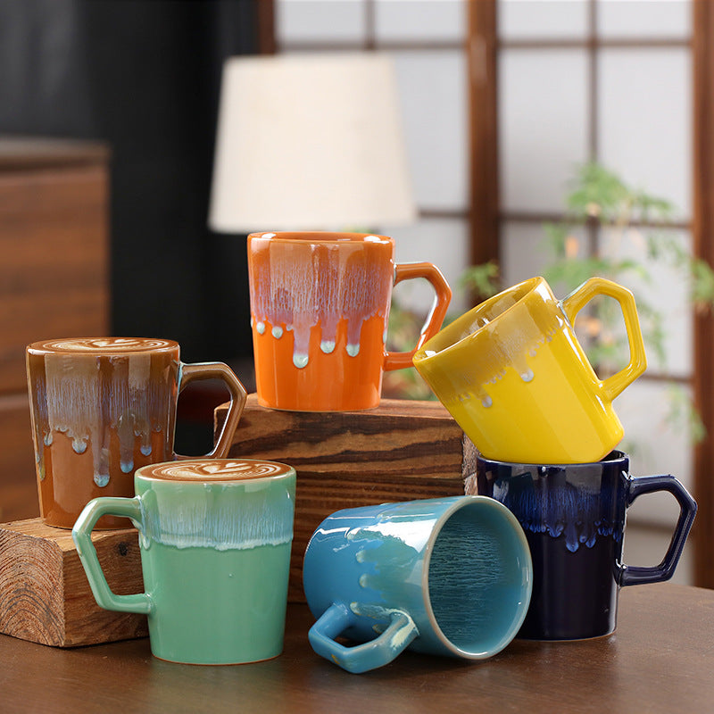 Céramique tasse de café 300 Ml KilnFlowing tasse de glaçage tasse à boire