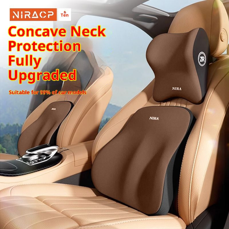 Tête d'appuie-tête automobile Memory Foam Car Waist Coussin