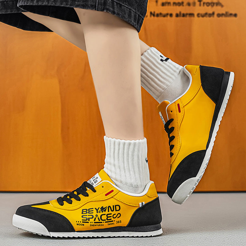 Rétro Hommes Casual Minimaliste Chaussures plates Respirant et léger