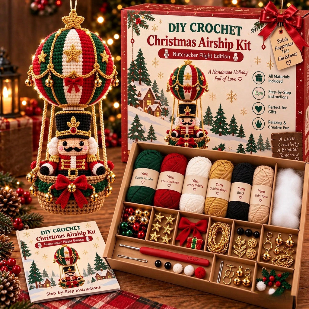 European and American Flying Christmas bricolage Crochet Kit