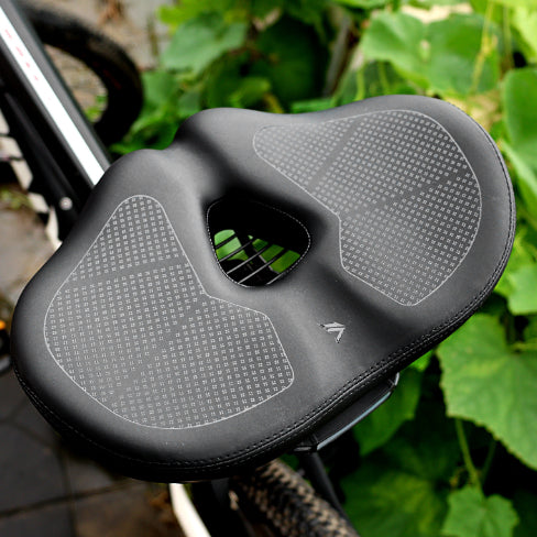 Large Selle de vélo de montagne en forme de 412 Coussin de siège de vélo pliant