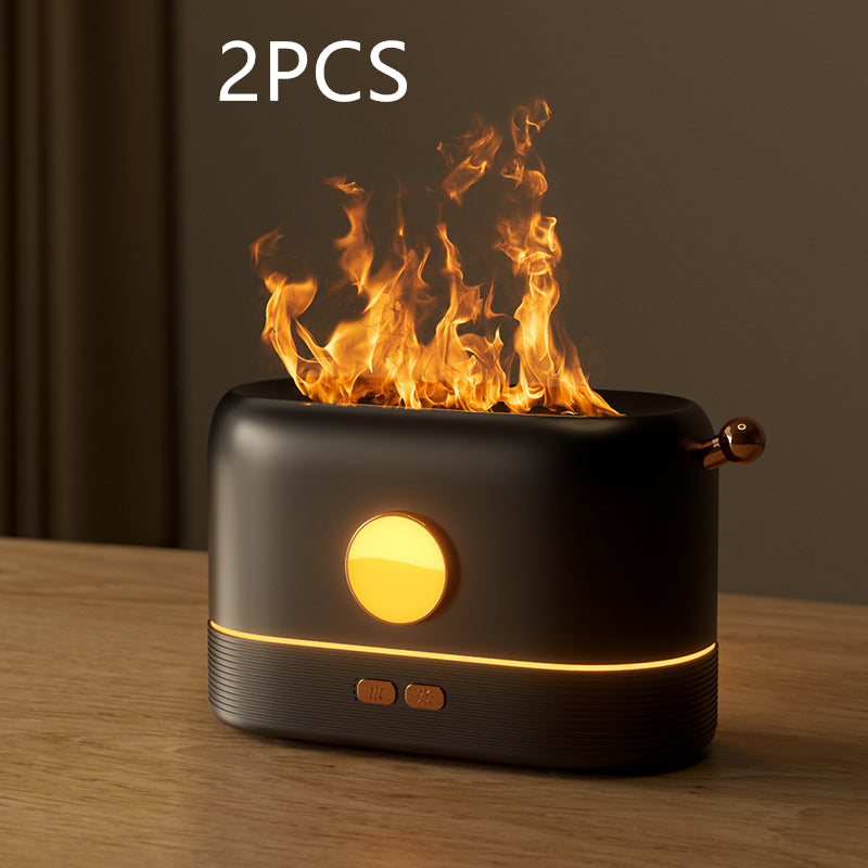 Simulation Flame Usb Humidificateur Home Desktop Fragrance Diffuseur