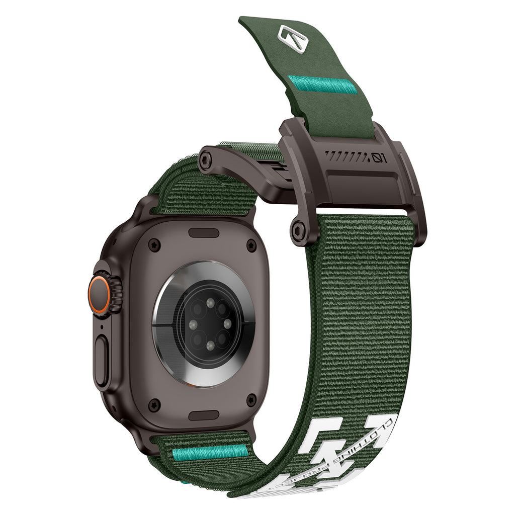 Bracelet de montre Velcro à boucle magnétique tissée