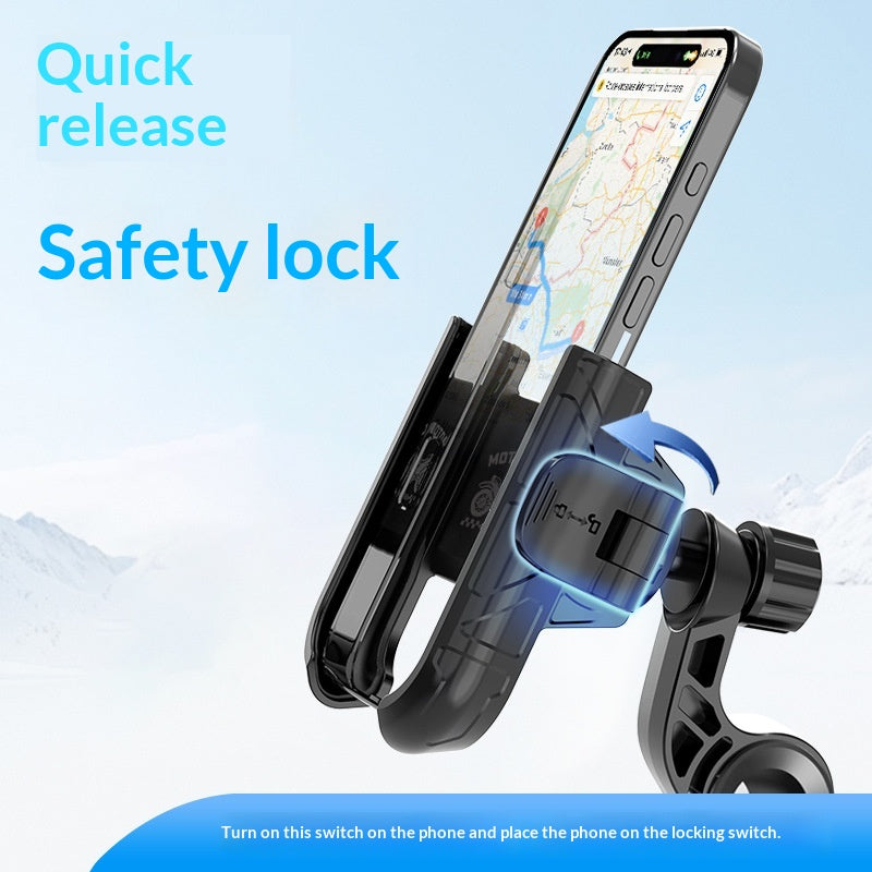 Support de moto et de téléphone