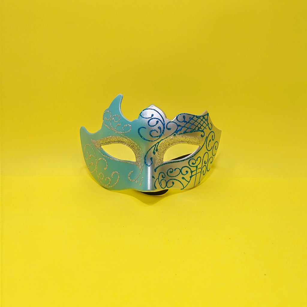Masque de demi-face peint de Carnaval