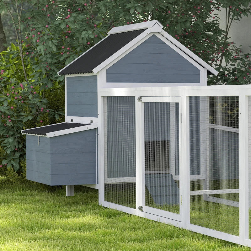 156Coop de poulet en bois extra grand avec 2 boîte de nid