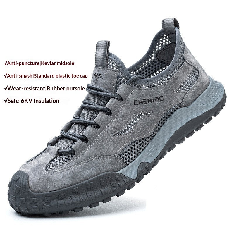 Chaussures d'assurance-travail pour les hommes sont résistants à la smash