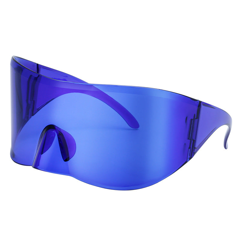 Lunettes de soleil de cyclisme extérieur Mercure pour femmes European and American One-Piece Large Frame S