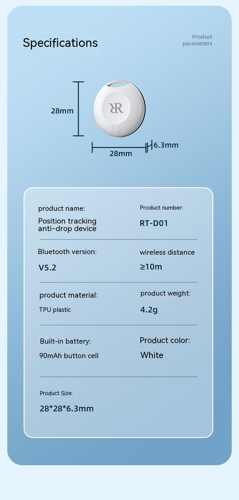 Pet Anti-loss Alarme Smart Wireless Bluetooth locator Precise Tracking Artifact Anti