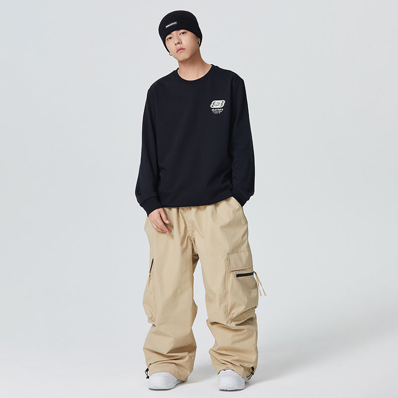 Pantalon de ski homme imperméable, coupe ample et résistante