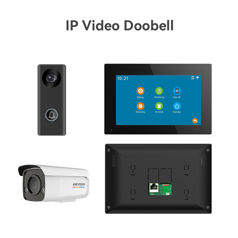 Vidéo Intercom Doorbell 1v2 Surveillance en temps réel Réseau sans fil Intelligent Intercom Sys