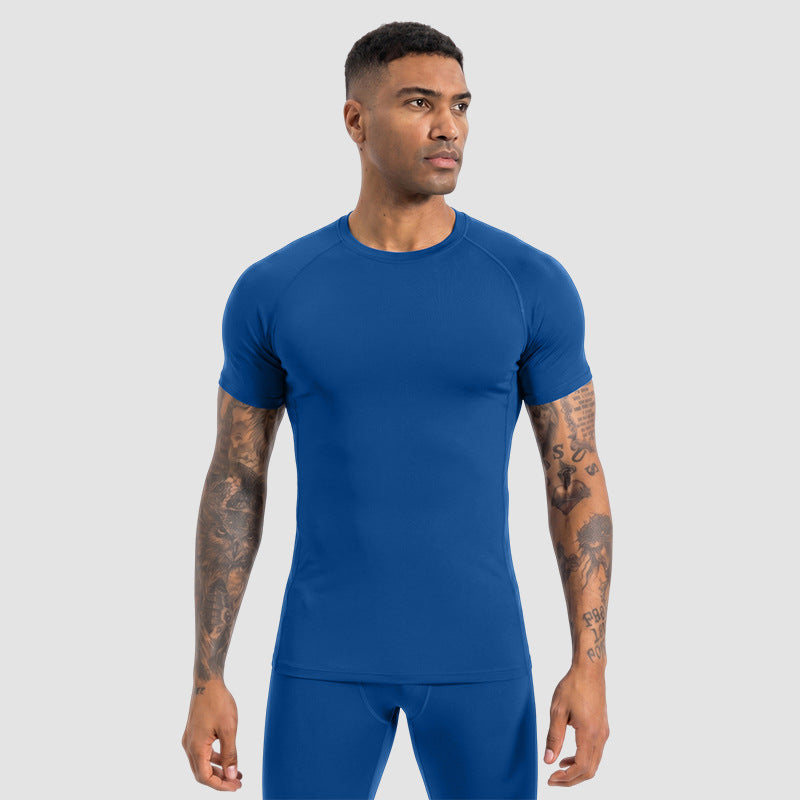 Chemise à manches courtes respirante Mesh pour hommes