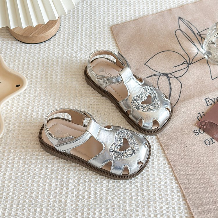 Sandales de filles avec Velcro