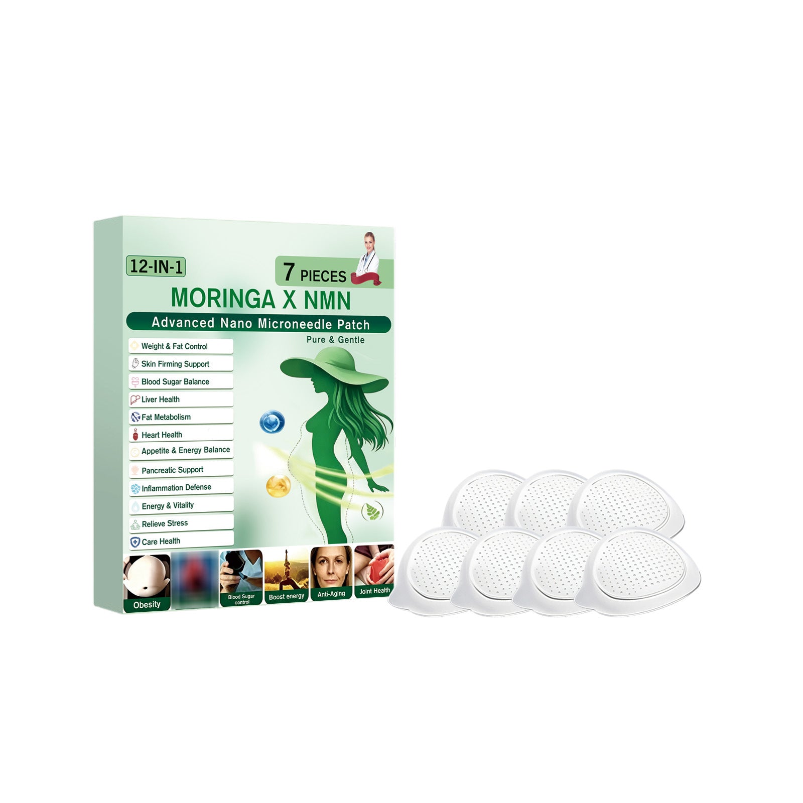 12-en-1 Patches de soins du corps