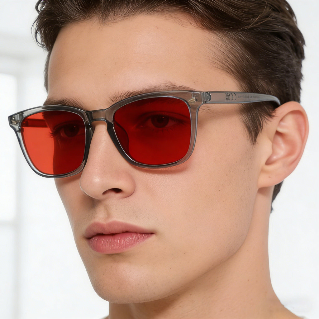 Style Lunettes de soleil à cadre carré pour hommes