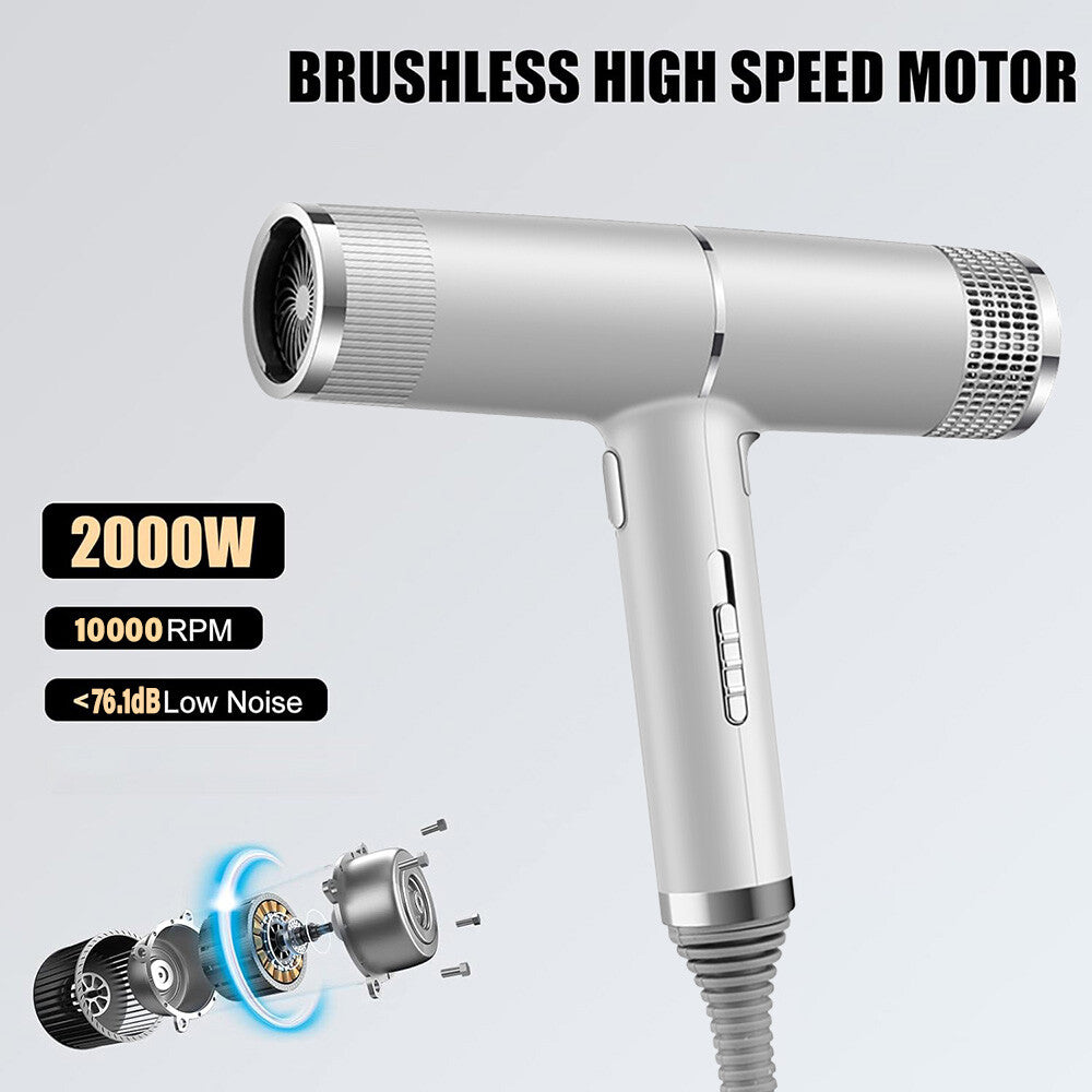 3in1 Style professionnel Séchoir à cheveux Concentrateur Blower Pro Salon Heat UK