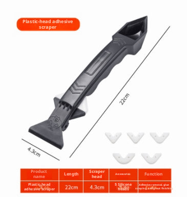 Colle pelle-trois-en-un modèle-tête en plastique-43mm * 220mm *[Patent]