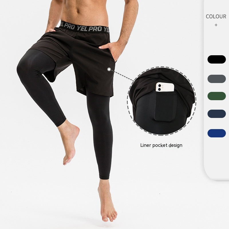 Pantalons de séchage rapide haute élastique pour hommes