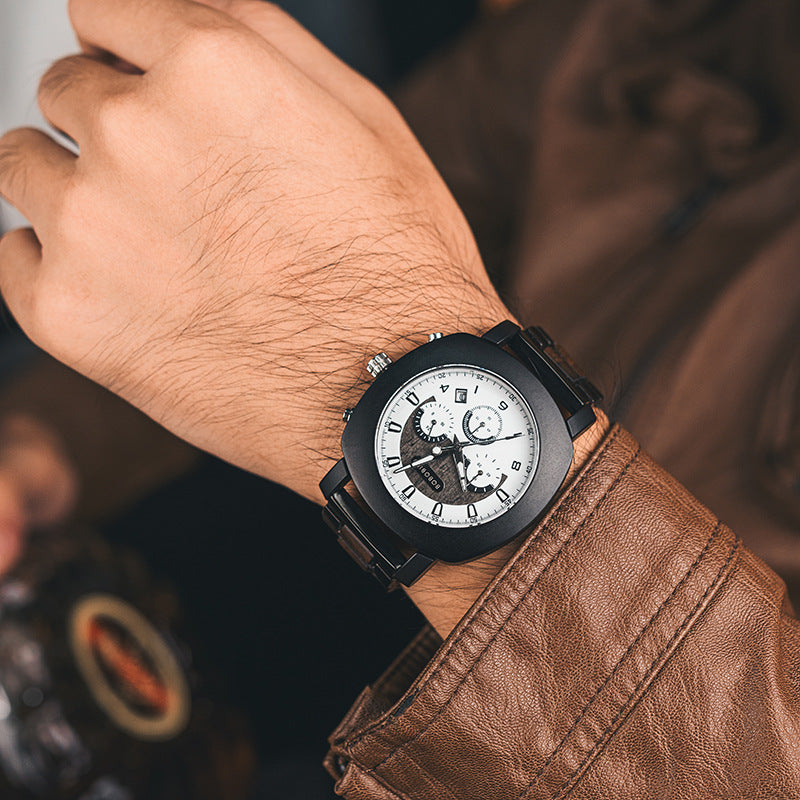 Montre Quartz décontractée élégante et tendance