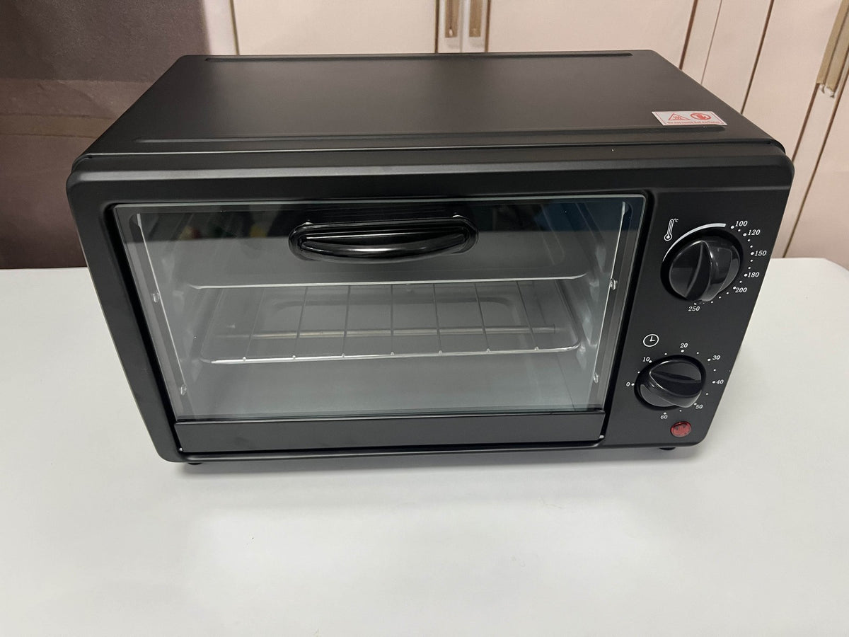 13L Electric Mini Toaster Oven Countertop Toaster Pizza Oven Temp Timer 800W