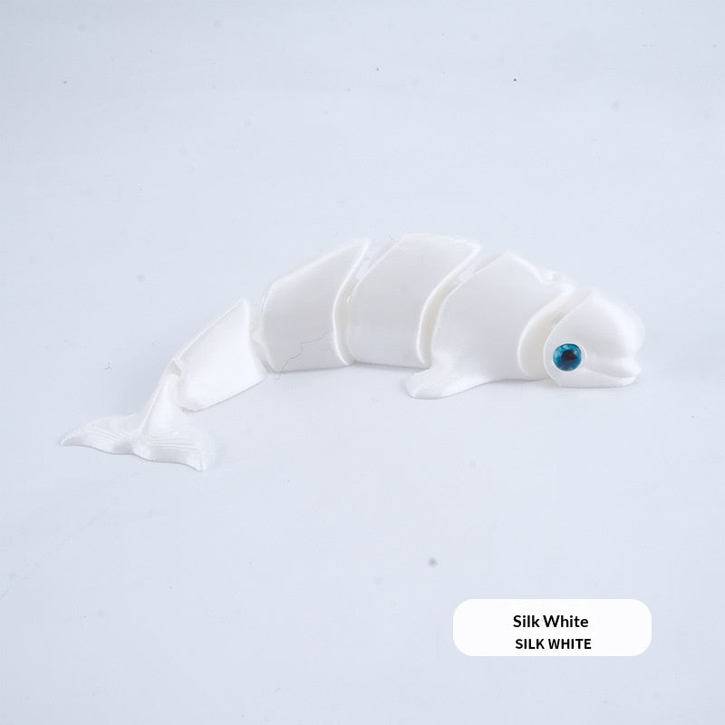 Jouet d'ornement d'oeil simulé Baleine décorative