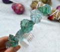 Bande de cheveux Bohemian Style White K Bande de cheveux Tail Comb