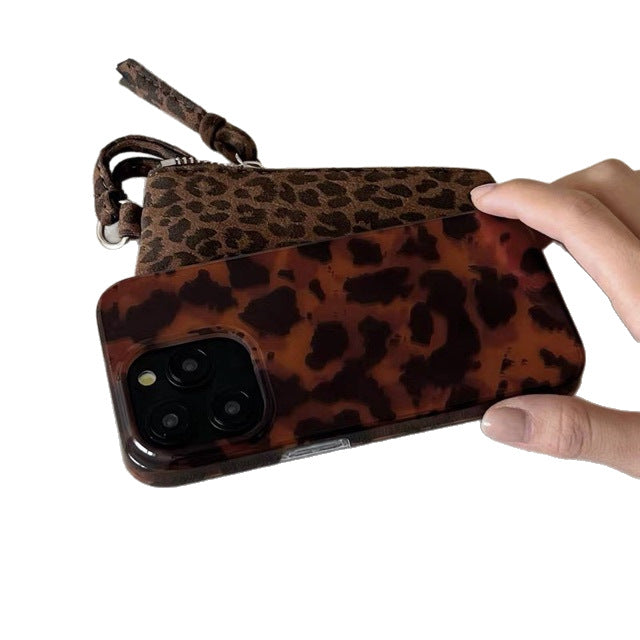 Retro Black Brown Tortoiseshell Amber Foil Pattern Cas compatible